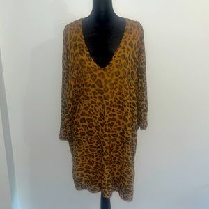 Leopard print tunic